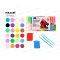 Масса д/лепки MAZARI 24цв., стек 3шт. М-4199-24 *120