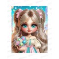 Алмаз. мозаика (блест.) 23х30см Прелестная куколка, НД-1567 с подр. Алмаз. мозаика (блест.) 23х30см Прелестная куколка, НД-1567 с подр.