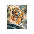 Алмаз. мозаика (класс.) 40х50см Голодный тигр, НД-1282 с подр. Алмаз. мозаика (класс.) 40х50см Голодный тигр, НД-1282 с подр.