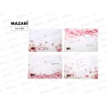 Папка с кноп. MAZARI Cherry blossom 21*29,7см 170мкм 4диз М-2787 *12