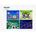 Папка с кноп. MAZARI Sport 26*36см 180мкм 4диз М-2512 *12