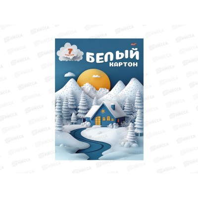 Картон Белый А4 Profit 7л Природа и горы, 07-8541 папка