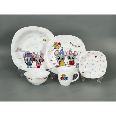 Набор для завтрака 5пр Mouse PO-5sd-783 120498 *12