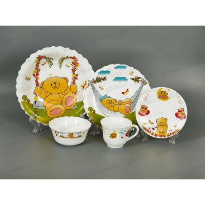 Набор для завтрака 5пр Happy PO-5sd-759 118729 *12