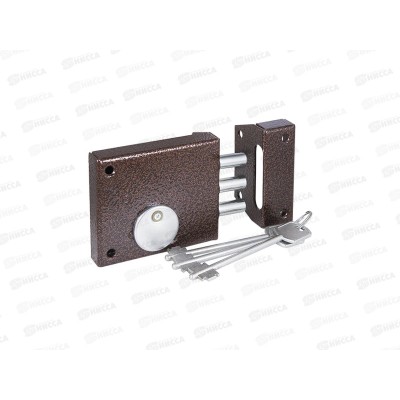 Замок накладной 3Н 4-1 медь Зенит 308021 Замок накладной 3Н 4-1 медь Зенит 308021