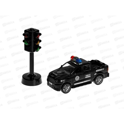 Набор &quotСветофор&quot М1534-78CL машинка инерц., светофор в пакете