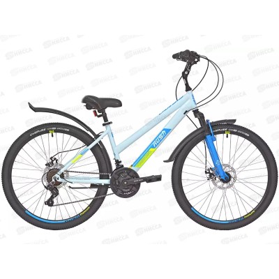 Велосипед 26" 21ск RUSH LADY 500 DISC ST белый рама 15", 320 081 Велосипед 26" 21ск RUSH LADY 500 DISC ST белый рама 15", 320 081