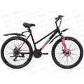 Велосипед 26" 21ск RUSH LADY 500 DISC ST черный рама 19", 388103 Велосипед 26" 21ск RUSH LADY 500 DISC ST черный рама 19", 388103