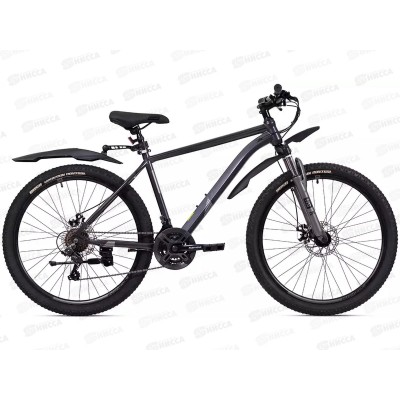 Велосипед 26&quot 21ск RUSH NX 615 DISC ST графит рама 18&quot, 406505