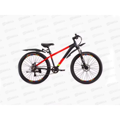 Велосипед 26&quot 7ск RUSH HOUR NS 655 DISC AL черный рама 14&quot, 473395