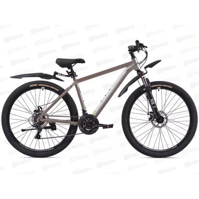 Велосипед 27,5&quot 21ск RUSH XS 725 DISC AL серый рама 18&quot, 388086