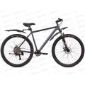 Велосипед 29&quot 9ск RUSH XS 915 DISC AL черный рама 21&quotВ, 446872