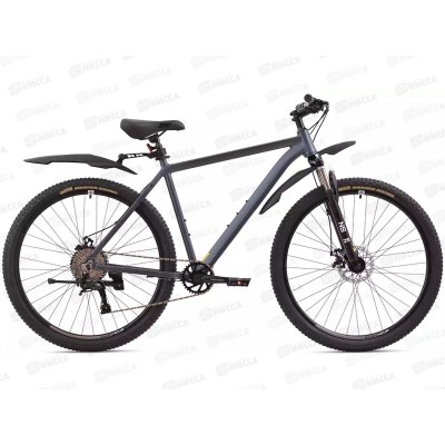 Велосипед 29&quot 9ск RUSH XS 915 DISC AL черный рама 21&quotВ, 446872