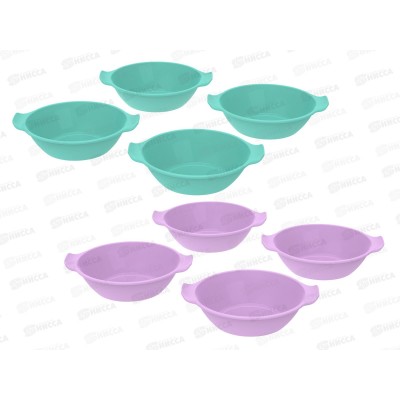 Набор тарелок &quotПикник&quot 4шт (d-195мм, h-59мм, 1000мл) АП 535