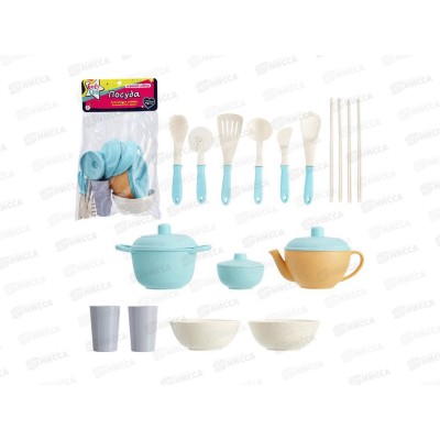 Набор &quotПосуда&quot &quotGirl's club&quot 14 предм. IT111028, в пакете