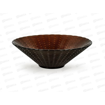 Салатник 5814/1-Н7 d-240мм h-85мм Браун