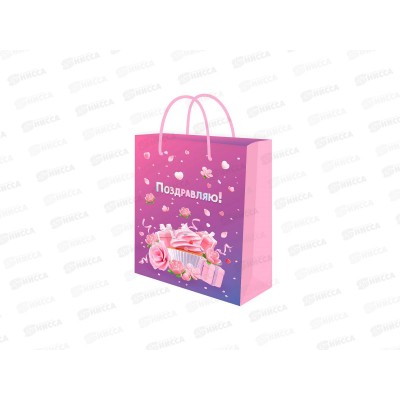 Пакет подарочный MI 11,5х14,5х6см Куча подарков, ППК-7883*12