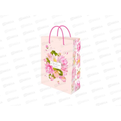 Пакет подарочный MI 22х31х10см Лотосы, ППК-7898 *12