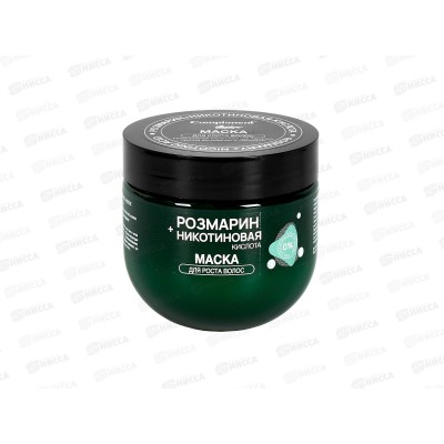 КОМПЛИМЕНТ Розмарин+никотиновая кислота маска для роста волос 300мл *12