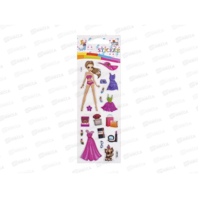 Наклейки Darvish Одень куклу DV-14958*20 Наклейки Darvish Одень куклу DV-14958*20