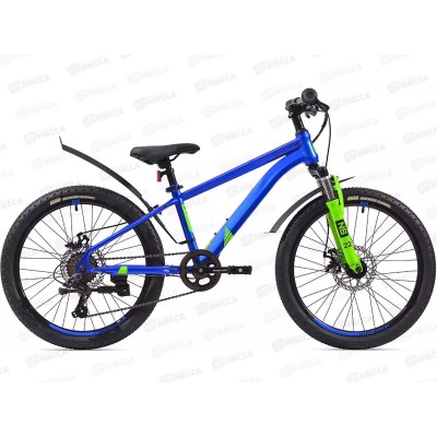 Велосипед 22&quot 6ск RUSH HOUR NХ 305 DISC ST синий рама 12&quot, 388052