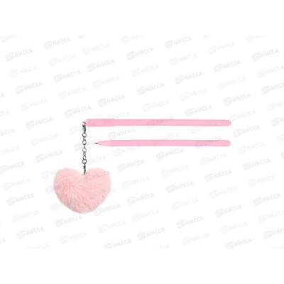 Ручка шар. Darvish cин.с брелком Сердце SR-16023*24