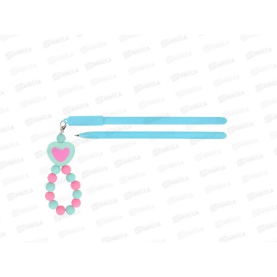 Ручка шар. Darvish cин.с брелком Сердце SR-16024*40