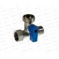 Кран для стиральной машины 3-прох 1/2*3/4*1/2 BHH PROFLINE 44913 *60