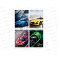 Блокнот 40л АКАД А6 кл. Sport cars  ЕАС-15421/2 *15/180