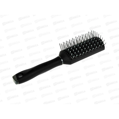 Расческа GT Скелетная с ручкой 23см прямоугольная черный пластик *72