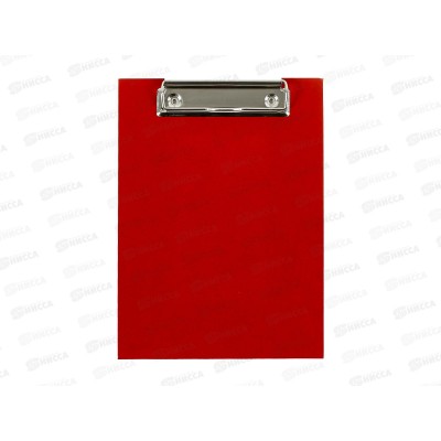Планшет А5 СБ с зажимом красный*42