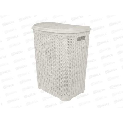 Корзина 63л д/белья &quotМеланж&quot молочный туман РТ408011048 *3