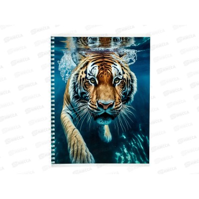 Тетрадь 80л лин. ЭКСМ А4 Тигр ТC4805175 *20