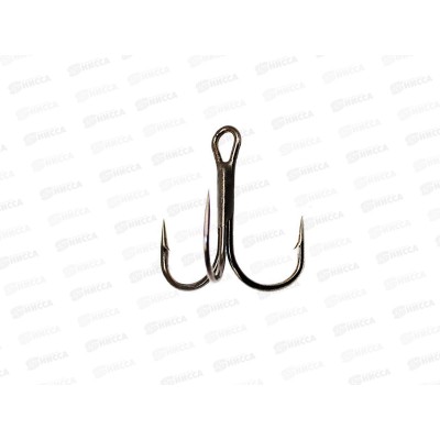 Крючок KOI &quotSLENDER ROUND TREBLE&quot размер 20 (INT) цвет BN тройник (5шт) KH3236-20BN