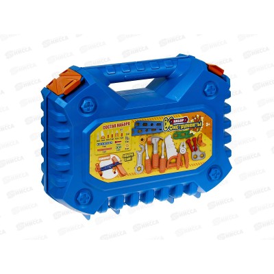 Набор инструментов с конструктором 545 (47 элементов в чемодане)