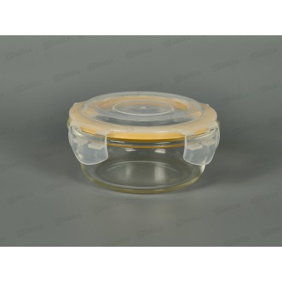 Контейнер жаропрочное стекло 400мл с крышкой 91020 *24