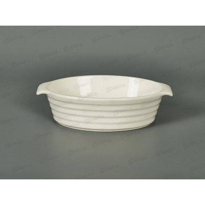 Форма для выпечки овал 16*9,5*4,5см жаропрочная керамика 90103 *24