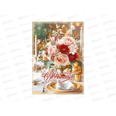 Открытка ПР гигант С Юбилеем!, 50002389 *10