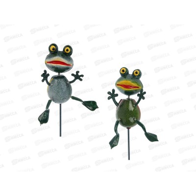 Штекер фигурка декор "Лягушка" на мет. стержне 12*6*60см, 153-201 г Штекер фигурка декор "Лягушка" на мет. стержне 12*6*60см, 153-201 г