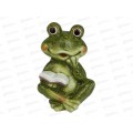Фигура садовая "Лягушка" 11*10,5*15см глина, 162-300 г Фигура садовая "Лягушка" 11*10,5*15см глина, 162-300 г