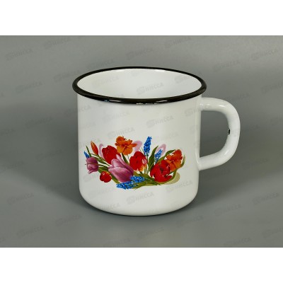 Кружка 1,0л Тюльпан Май белая С0107*119 Кружка 1,0л Тюльпан Май белая С0107*119