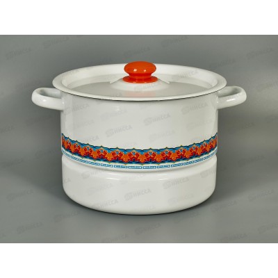 Мантоварка 7,5л 2 вставки Яркий узор с пласт кноп С1720.3*109 *2 Мантоварка 7,5л 2 вставки Яркий узор с пласт кноп С1720.3*109 *2