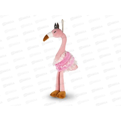 Фламинго в юбочке и короне, 26см, МT-MRT081908-26 Maxitoys