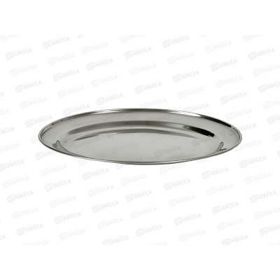 Блюдо овальное 25*18*2см нержавейка ПРОФИ 0246