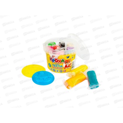 Тесто д/лепки  ЛУЧ 12цв. с формочками 35С 2305-08 *12