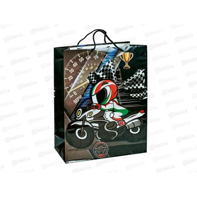 Пакет бумажный 32*44 Мото Р10738-12 *12