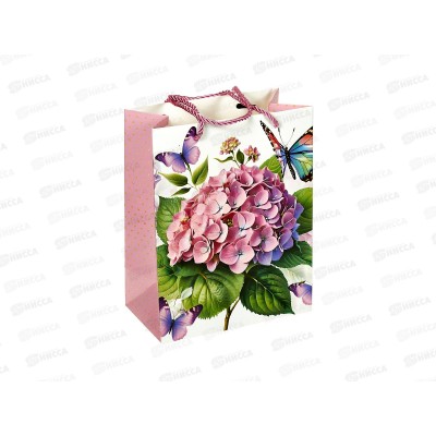 Пакет бумажный люкс 18*23 Гортензия 7109S *12