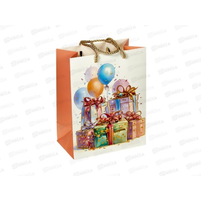 Пакет бумажный люкс 18*23 Поздравительный 9105S *12