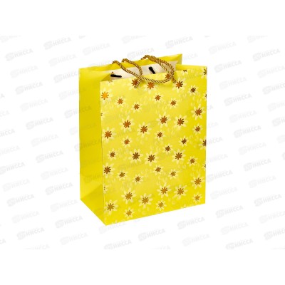 Пакет бумажный люкс 18*23 Ромашки 9115S *12