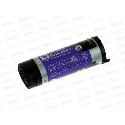 Мешки для мусора Lomberta 120л 10шт ПВД *20